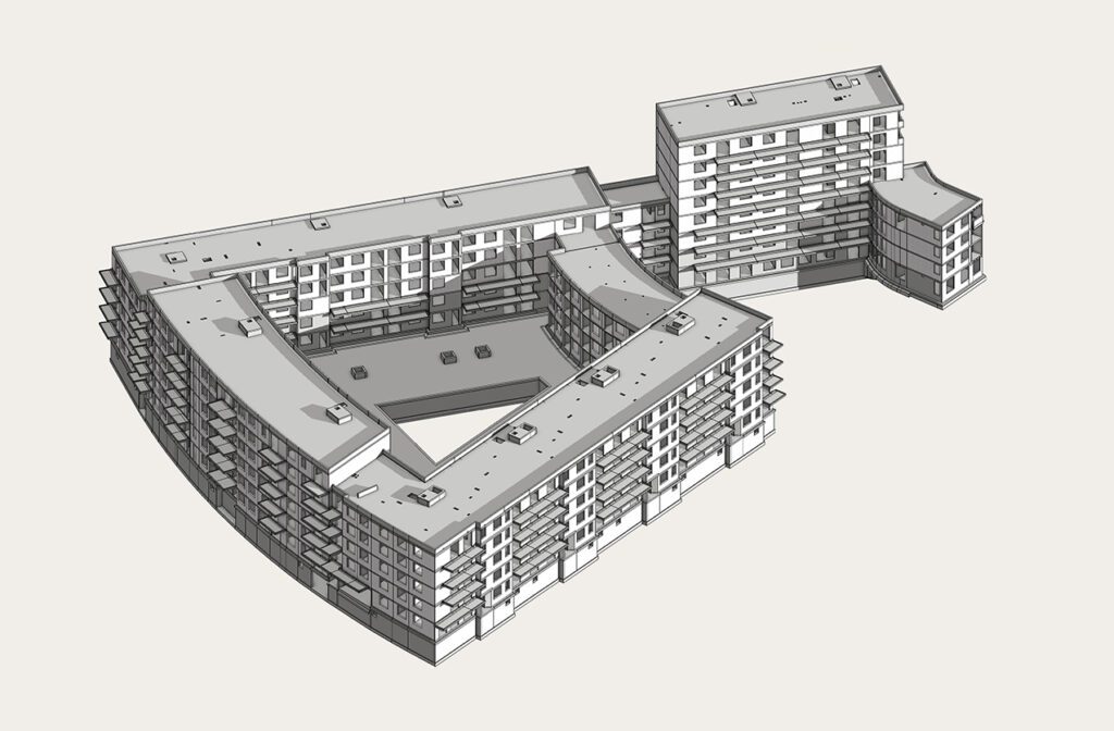 3D Modell des Gebäudes
